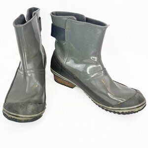 Sorel Gray Slimboot Waterproof Pull On Boot